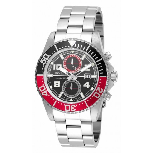 Invicta Pro Diver Black Dial Stainless Steel Men's Watch 18516 watches