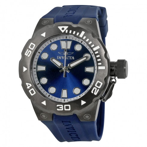 Invicta Pro Diver Blue Dial Blue Rubber Men's Watch 16137 watches