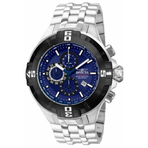 Invicta Pro Diver Blue Dial Chronograph Stainless Steel Men's Watch 12365 watches