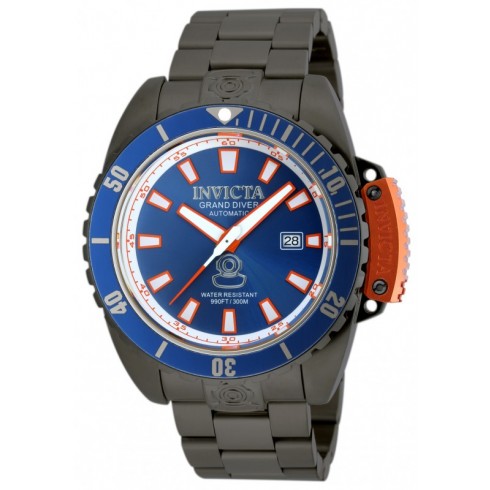 Invicta Pro Diver Automatic Blue Dial Gunmetal Ion-plated Men's Watch 19870 watches