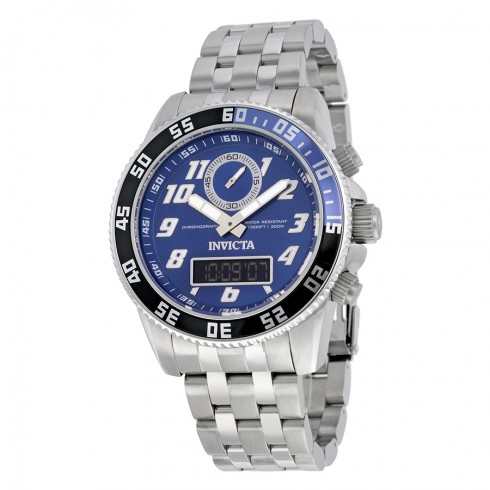 Invicta Pro Diver Blue Dial Stainless Steel Men's Watch 15811 watches