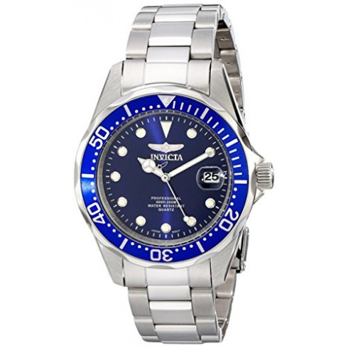 Invicta Pro Diver Blue Dial Stainless Steel Men's Watch 17048 watches