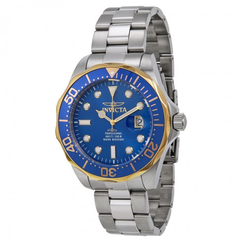 Invicta Pro Diver Blue Dial Stainless Steel Men's Watch 18732 watches