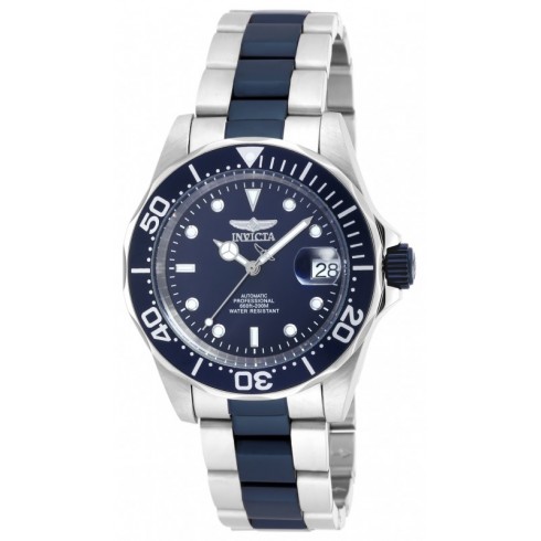 Invicta Pro Diver Automatic Blue Dial Two- tone Men's Watch 19272 watches