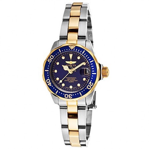 Invicta Pro Diver Blue Dial Two-tone Ladies Watch 17035 watches