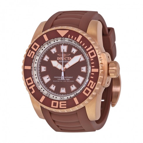Invicta Pro Diver Brown Dial Brown Rubber Men's Watch 14664 watches