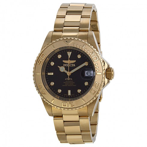 Invicta Pro Diver Brown Dial Gold Ion-plated Men's Watch 15847 watches