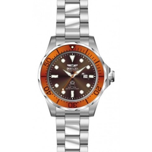 Invicta Pro Diver Brown Dial Stainless Steel Men's Watch 14658 watches