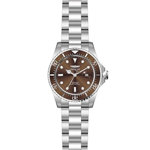Invicta Pro Diver Brown Dial Stainless Steel Men's Watch 22049 watches