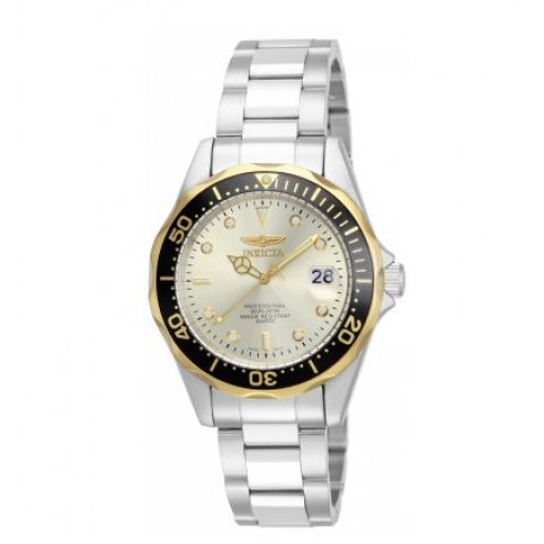 Invicta Pro Diver Champagne Dial Stainless Steel Unisex Watch 12808 watches