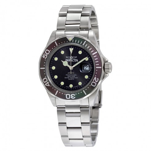 Invicta Pro Diver Charcoal Dial Stainless Steel Men's Watch 17055 watches