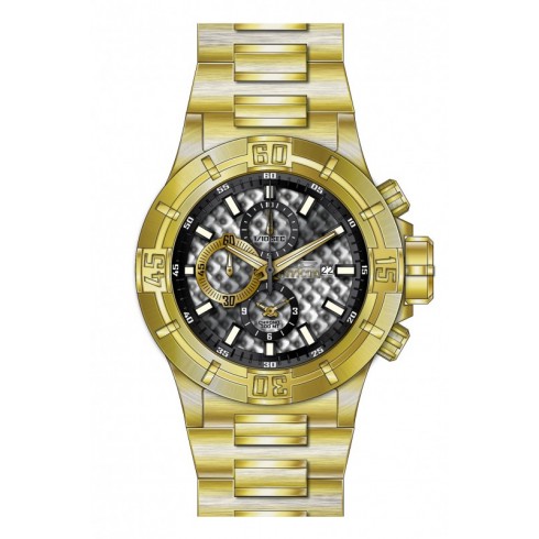 Invicta Pro Diver Chronograph Antique Silver Silver 18kt Gold Ion-plated Men's Watch 15549 watches