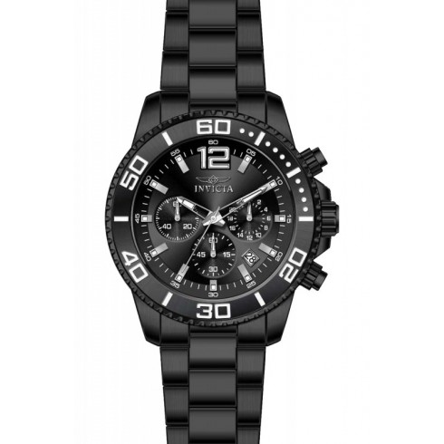 Invicta Pro Diver Chronograph Black Dial Black Ion-plated Men's Watch 17404 watches