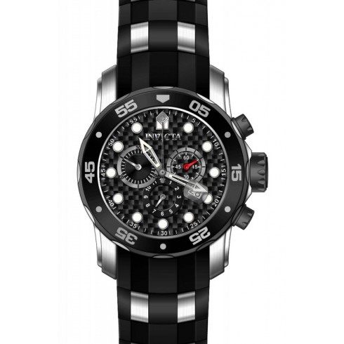 Invicta Pro Diver Chronograph Black Dial Black Polyurethane Men's Watch 17879 watches