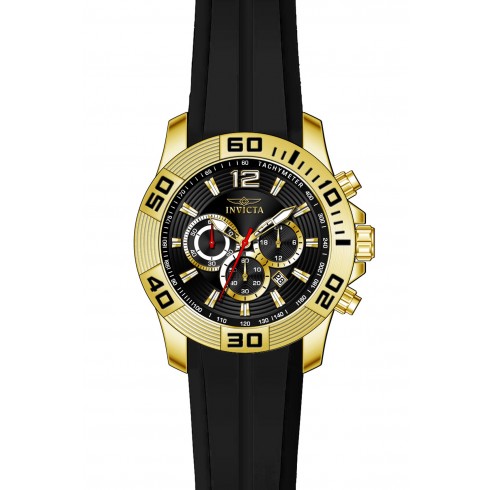 Invicta Pro Diver Chronograph Black Dial Black Silicone Men's Watch 20300 watches