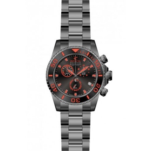 Invicta Pro Diver Chronograph Black Dial Gunmetal PVD Stainless Steel Men's Watch 12111 watches