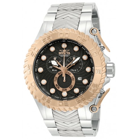 Invicta Pro Diver Chronograph Black Dial Rose Gold-tone PVD Men's Watch 12938 watches