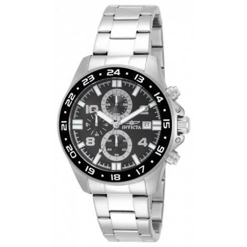 Invicta Pro Diver Chronograph Black Dial Stainless Steel Men's Watch 13864 watches