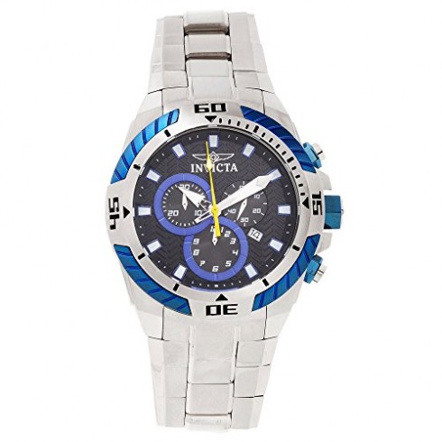 Invicta Pro Diver Chronograph Black Dial Stainless Steel Men's Watch 16065 watches