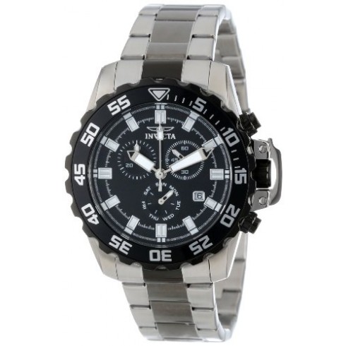 Invicta Pro Diver Chronograph Black Dial Two-tone Men's Watch 13630 watches