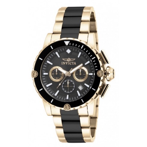 Invicta Pro Diver Chronograph Black Dial Two-tone Men's Watch 15402 watches