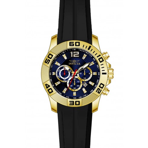 Invicta Pro Diver Chronograph Blue Dial Black Silicone Men's Watch 20299 watches