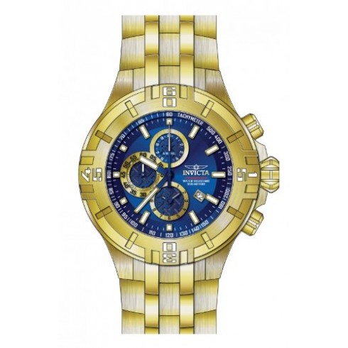 Invicta Pro Diver Chronograph Blue Dial Gold Ion-plated Men's Watch 15547 watches