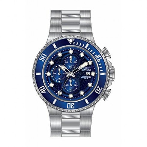 Invicta Pro Diver Chronograph Blue Dial Stainless Steel Men's Watch 18907 watches