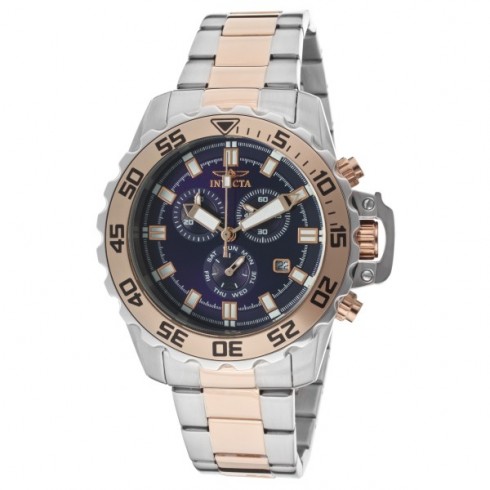 Invicta Pro Diver Chronograph Blue Dial Two-tone Men's Watch 13629 watches