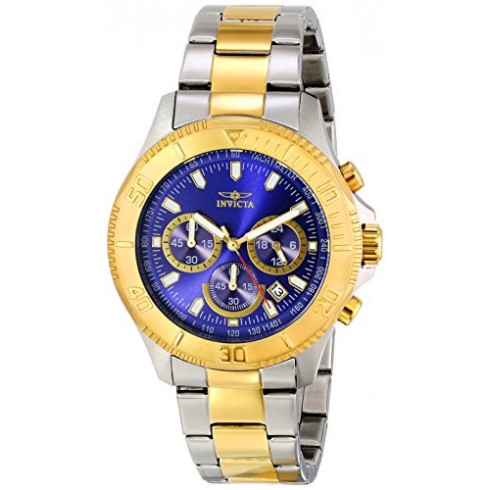Invicta Pro Diver Chronograph Blue Dial Two-tone Men's Watch 17362 watches