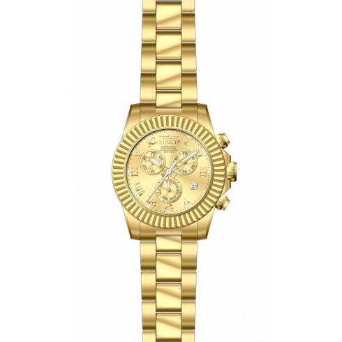 Invicta Pro Diver Chronograph Gold Dial Gold-tone Ladies Watch 18958 watches