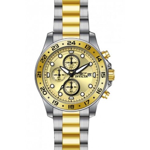 Invicta Pro Diver Chronograph Gold Dial Two-tone Men's Watch 15207 watches