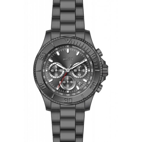 Invicta Pro Diver Chronograph Gunmetal Dial Gunmetal Ion-plated Men's Watch 17371 watches