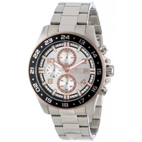 Invicta Pro Diver Chronograph Silver Dial Stainless Steel Men's Watch 1 watches