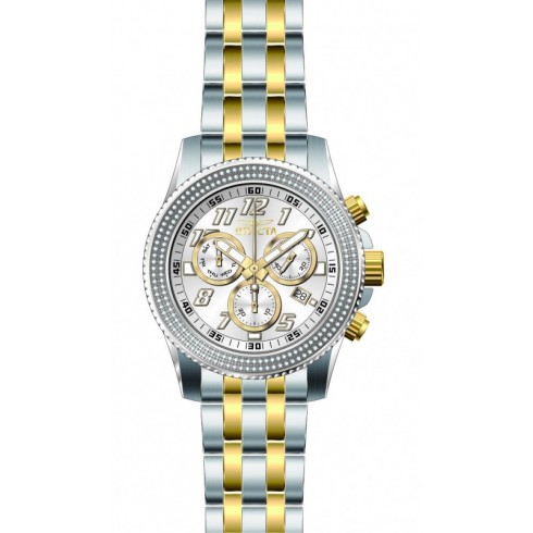 Invicta Pro Diver Chronograph Silver Dial Two-tone Men's Watch 16261 watches