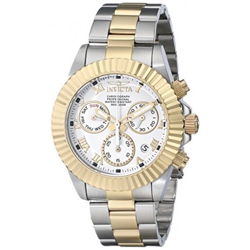 Invicta Pro Diver Chronograph White Dial Two-tone Men's Watch 16439 watches