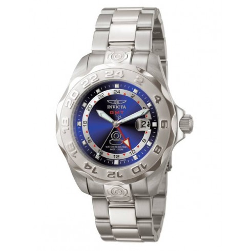 Invicta Pro Diver Collection Grand GMT Blue Dial Stainless Steel Men's Watch 5124 watches
