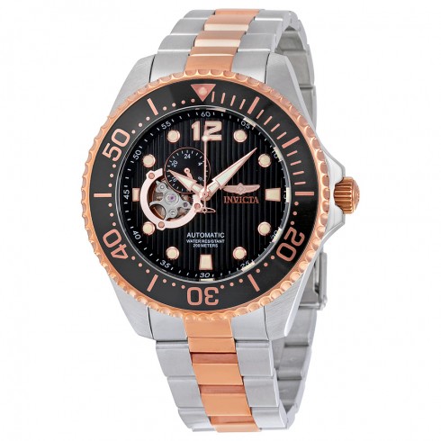 Invicta Pro Diver GMT Automatic Black Dial Two-tone Men's Watch 15415 watches