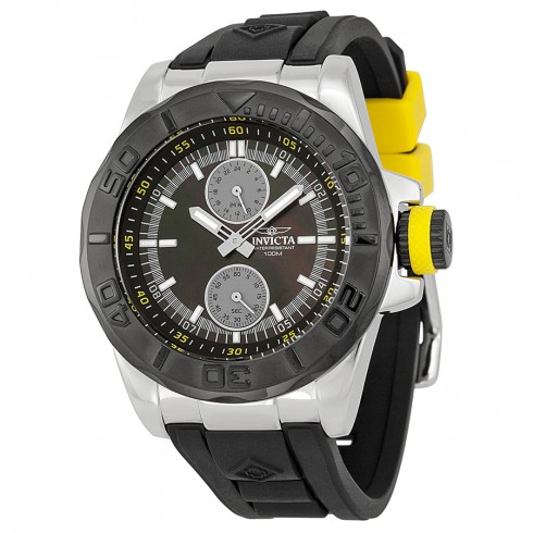 Invicta Pro Diver GMT Black Mother of Pearl Dial Stainless Steel Men's Watch 13800 watches