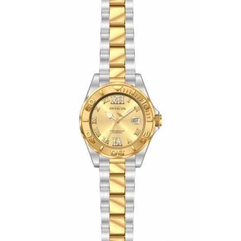 Invicta Pro Diver Gold Dial 18kt Gold Ion-plated Ladies Watch 14351 watches