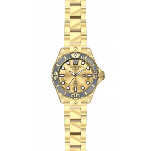 Invicta Pro Diver Gold Dial Gold-plated Ladies Watch 19822 watches
