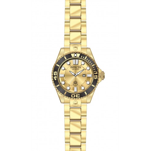 Invicta Pro Diver Gold Dial Gold-plated Ladies Watch 19823 watches