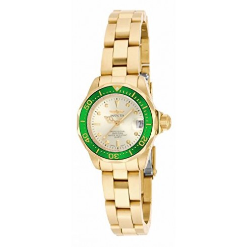Invicta Pro Diver Gold Dial Gold-tone Ladies Watch 17570 watches