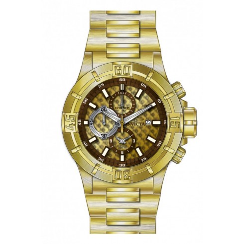 Invicta Pro Diver Gold Textured Dial Gold Ion-plated Men's Watch 15550 watches