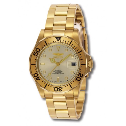 Invicta Pro Diver Automatic Champagne Dial Gold-tone Men's Watch 9618 watches