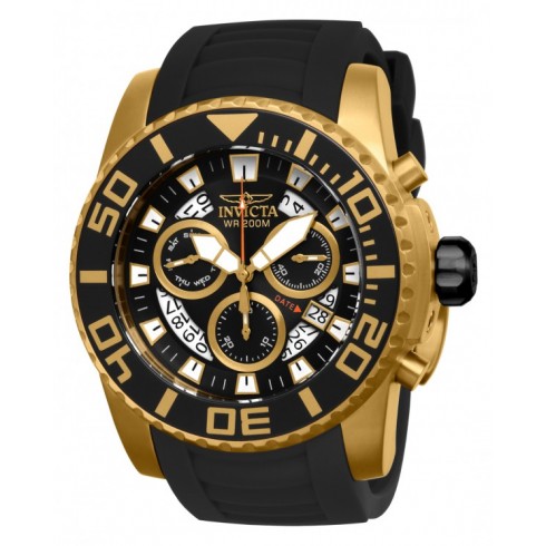 Invicta Pro Diver Grey Dial Black Polyurethane Men's Watch 14673 watches