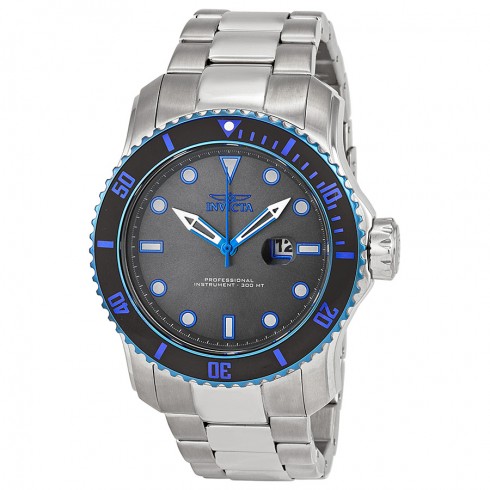 Invicta Pro Diver Grey Dial Stainless Steel Men's Watch 15077 watches