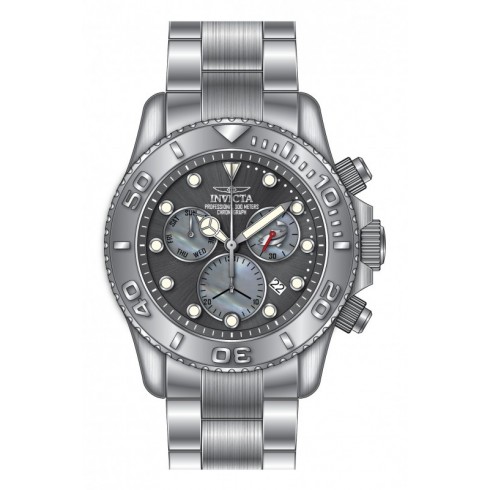 Invicta Pro Diver Gunmetal Dial Men's Chronograph Watch 20344 watches