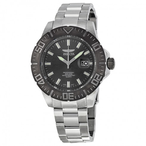 Invicta Pro Diver Gunmetal-tone Dial Stainless Steel Men's Watch 14050 watches