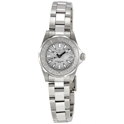 Invicta Pro Diver Light Gray Dial Stainless Steel Ladies Watch 7066 watches